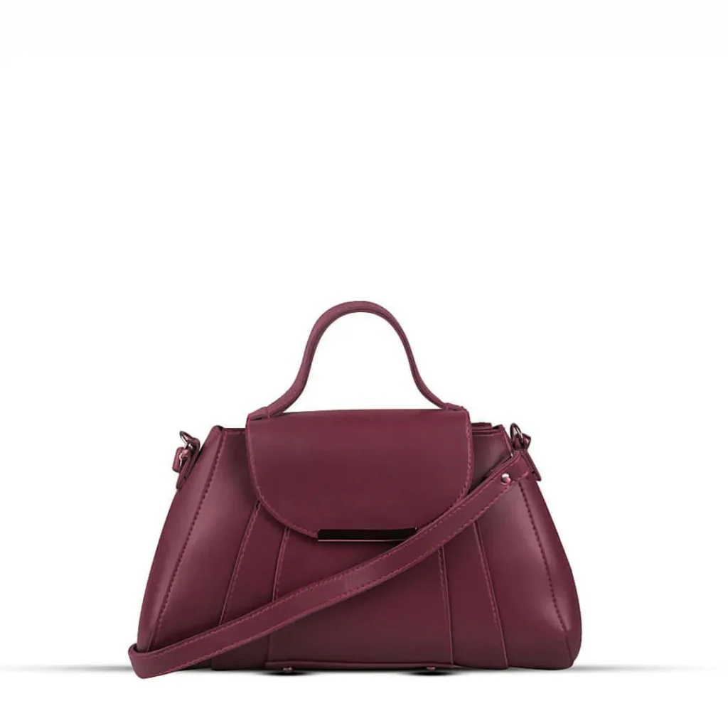 opal maroon hand bag