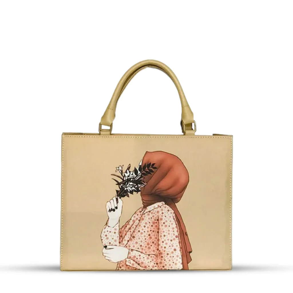 shein beige hand bag