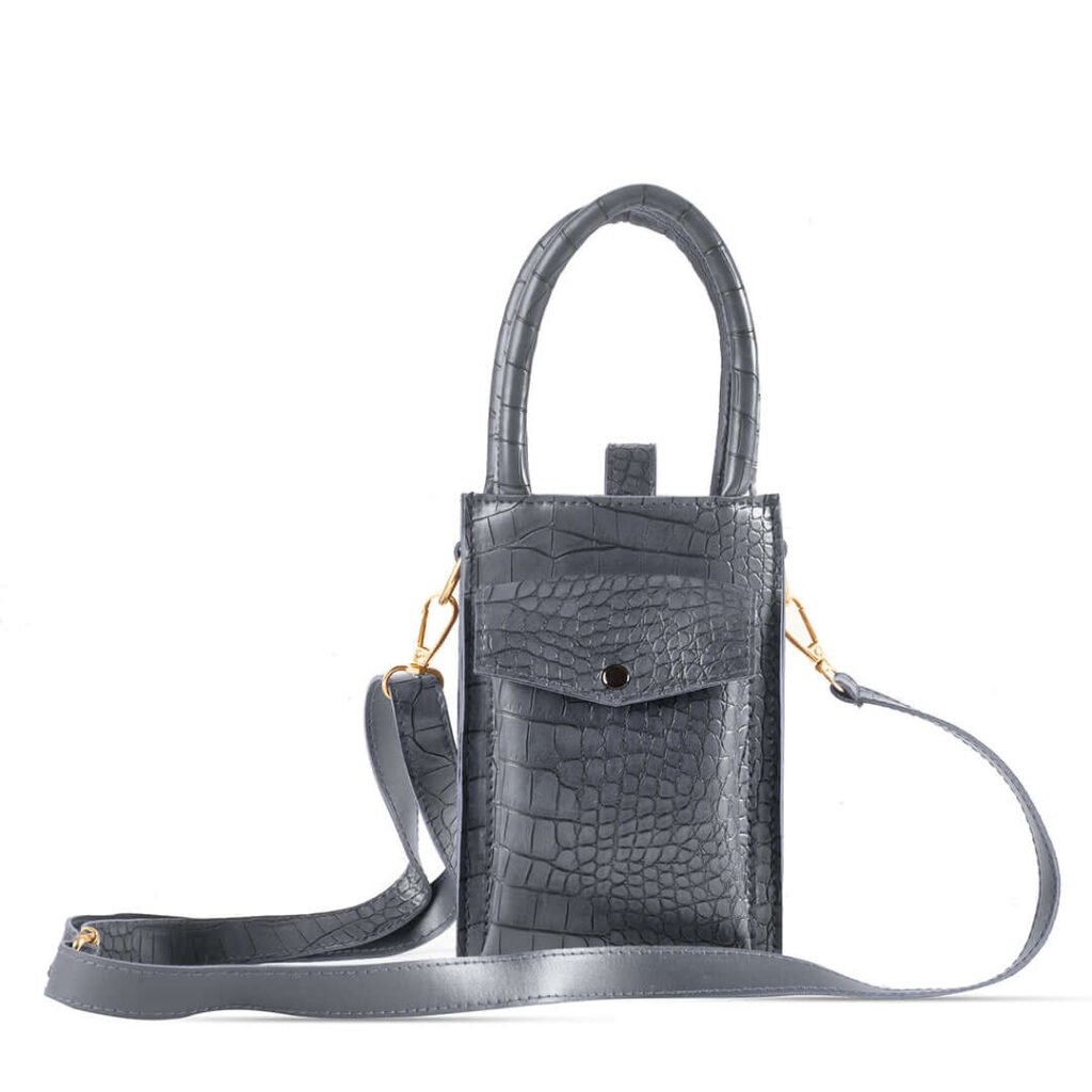 bliss grey hand bag