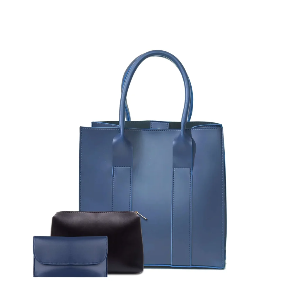 alberta 3 pcs blue hand bag