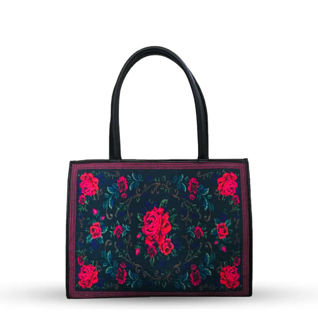 rouge hand bag