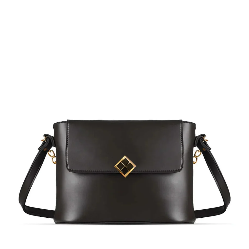 august black hand bag