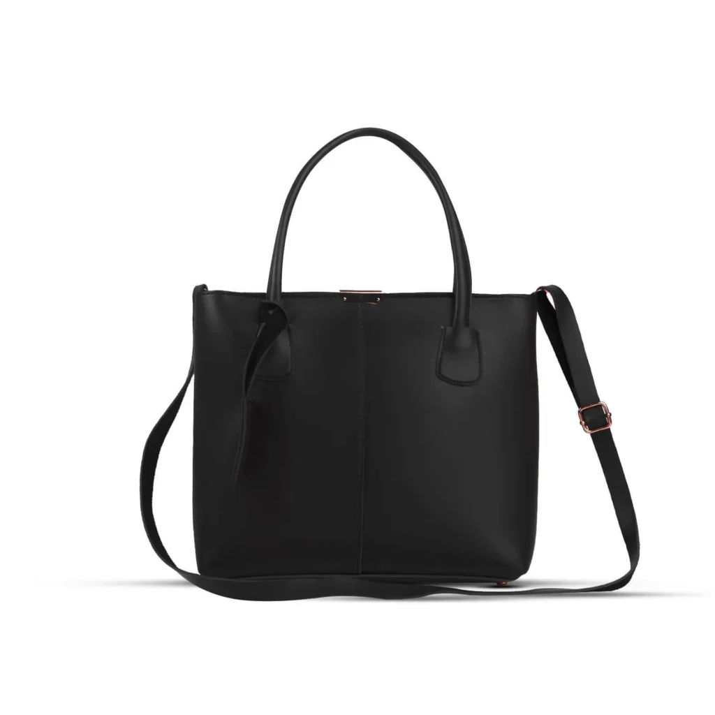 dove black hand bag
