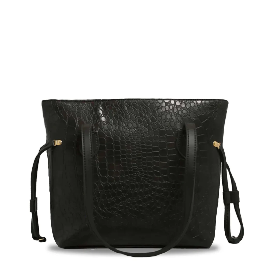 trinity black hand bag